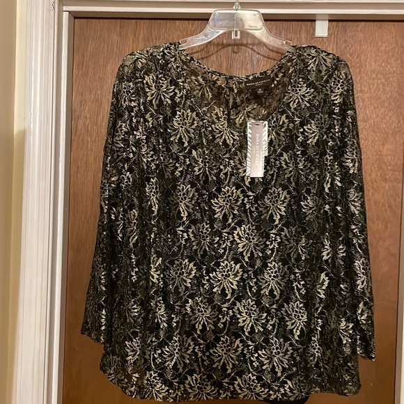 Dana Buchman Tops - NWT Dana Buchman layered lace blouse​​